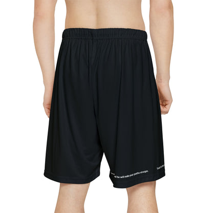 Black Athletic Shorts — Men’s Sport Shorts with Minimal 'MCL' Logo