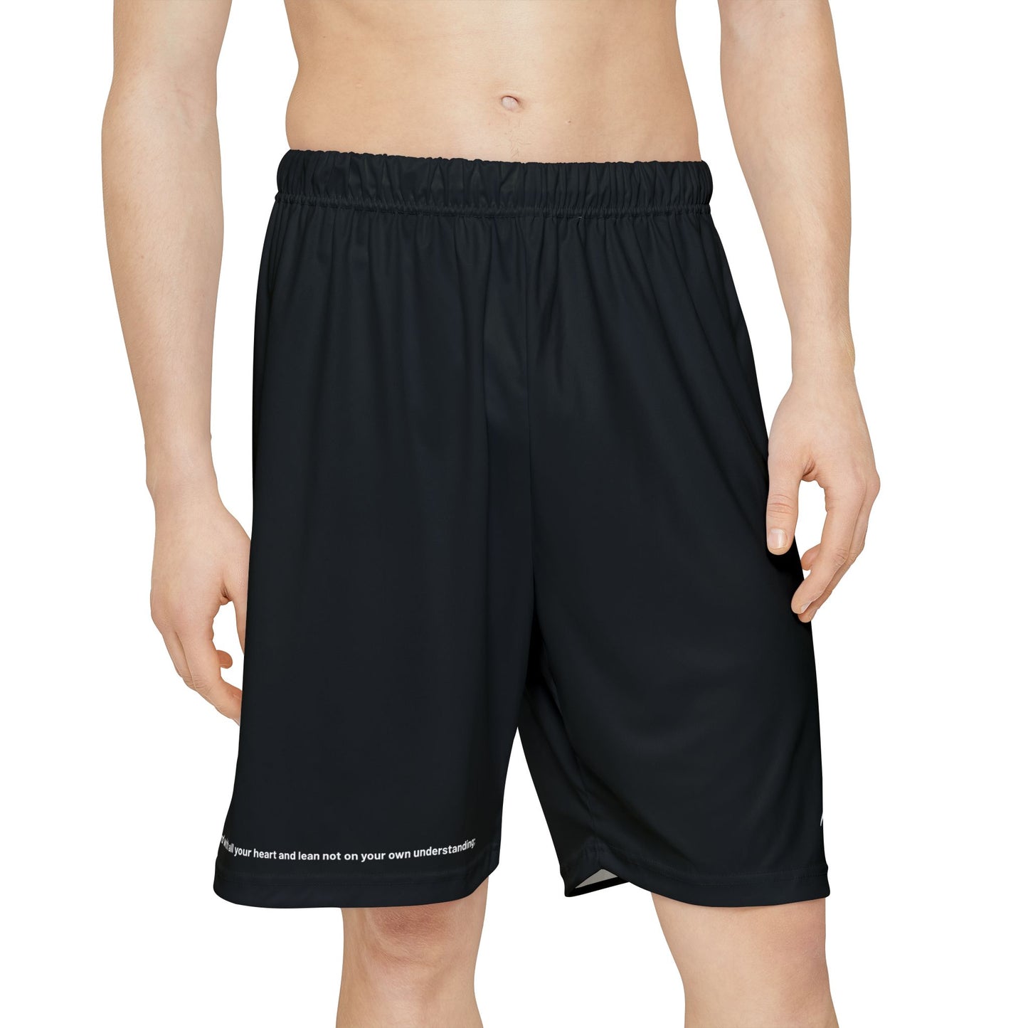 Black Athletic Shorts — Men’s Sport Shorts with Minimal 'MCL' Logo