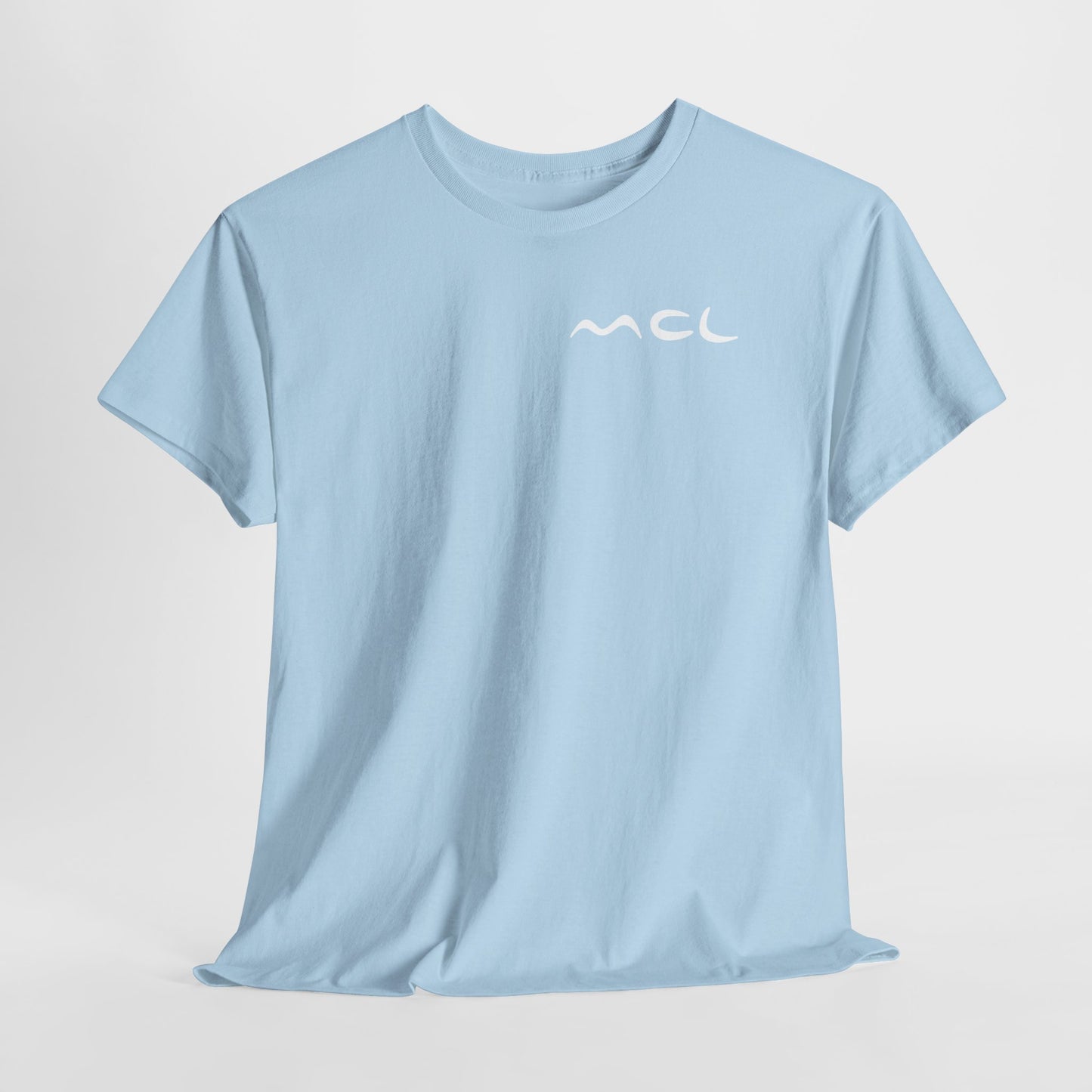 Minimalist Logo Tee — Black Cotton T-Shirt with White Abstract Emblem